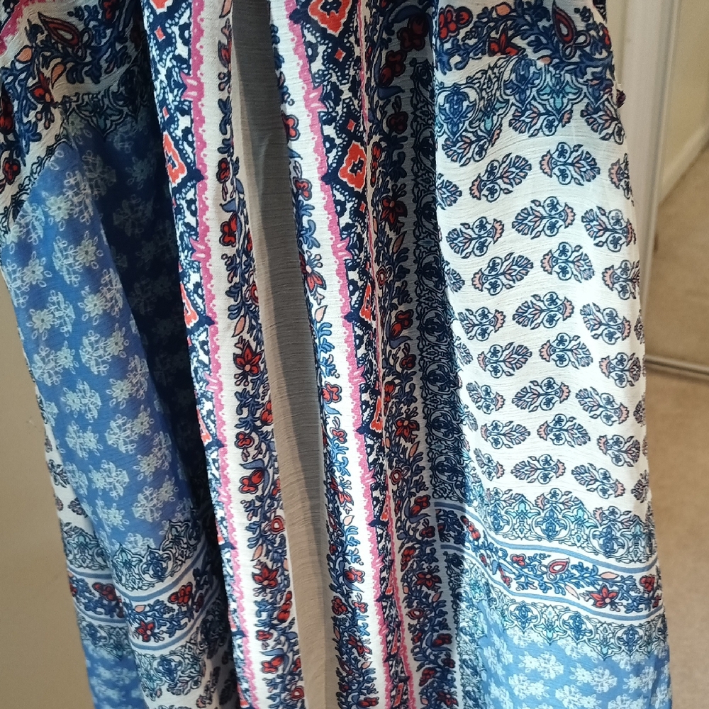 Speechless XS Navy & Pink Floral Blouse - Picture 7 of 12